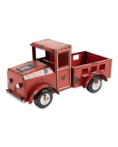 RED TRUCK SOLAR LIGHT PLANTER